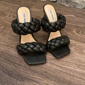 Black Slide Heels - COMFORTABLE!